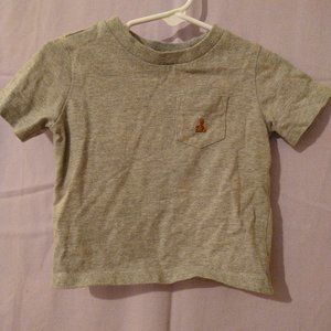 Infant short sleeve tee, teddy bear, 6-12 month